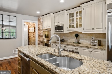 This exceptional home is nestled on a peaceful and private 1 on North Fulton Golf Course in Georgia - for sale on GolfHomes.com, golf home, golf lot
