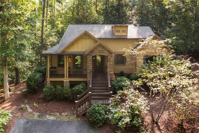 Tucked at the end of a quiet street beside a tranquil mountain on Bear Lake Golf Club in North Carolina - for sale on GolfHomes.com, golf home, golf lot