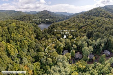 Tucked at the end of a quiet street beside a tranquil mountain on Bear Lake Golf Club in North Carolina - for sale on GolfHomes.com, golf home, golf lot