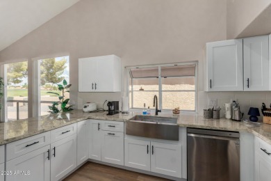 Beautiful golf course home in adult community with vaulted on Cottonwood Country Club in Arizona - for sale on GolfHomes.com, golf home, golf lot