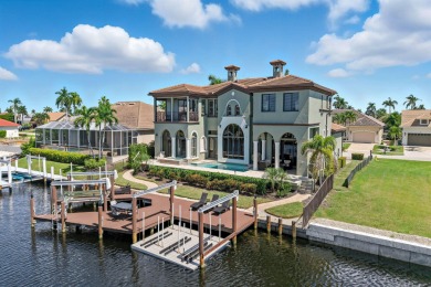 This stunning waterfront residence offers direct Gulf access on Island Country Club in Florida - for sale on GolfHomes.com, golf home, golf lot