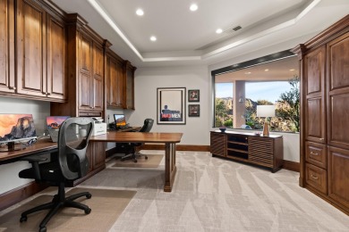 Located on prestigious Chaco Trail, this gorgeous and elegantly on Entrada at Snow Canyon in Utah - for sale on GolfHomes.com, golf home, golf lot