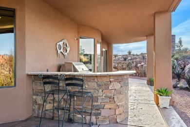 Located on prestigious Chaco Trail, this gorgeous and elegantly on Entrada at Snow Canyon in Utah - for sale on GolfHomes.com, golf home, golf lot