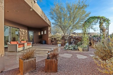 Located on prestigious Chaco Trail, this gorgeous and elegantly on Entrada at Snow Canyon in Utah - for sale on GolfHomes.com, golf home, golf lot