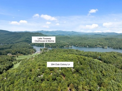 Discover your dream mountain home in the exclusive Club Colony on Lake Toxaway Country Club in North Carolina - for sale on GolfHomes.com, golf home, golf lot