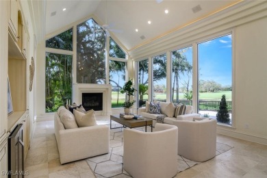 Discover unparalleled elegance in this stunning 4-bedroom + den on Fiddlesticks Country Club in Florida - for sale on GolfHomes.com, golf home, golf lot