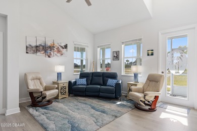 Perfectly located Dreamsicle cottage 2 bedroom/ 2 bath with den on LPGA International Golf Course in Florida - for sale on GolfHomes.com, golf home, golf lot