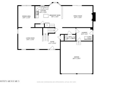 Welcome to this stunning 4-bedroom, 2.5-bath Colonial nestled in on Ocean Acres Country Club in New Jersey - for sale on GolfHomes.com, golf home, golf lot