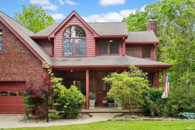 This charming, custom Amish-built home in Fairway Knoll at Eagle on The Eagle Pointe Golf Resort in Indiana - for sale on GolfHomes.com, golf home, golf lot