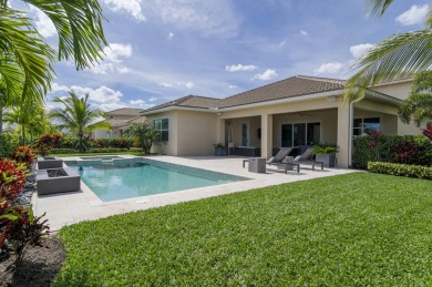 Luxuriously appointed, this coveted extended Santangelo model on Jupiter Country Club in Florida - for sale on GolfHomes.com, golf home, golf lot