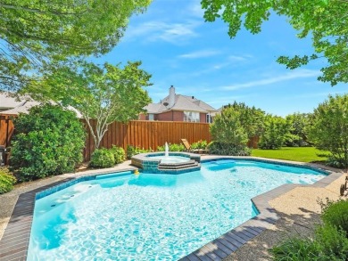 Welcome to this stunning home with a private backyard oasis on The Courses at Watters Creek in Texas - for sale on GolfHomes.com, golf home, golf lot