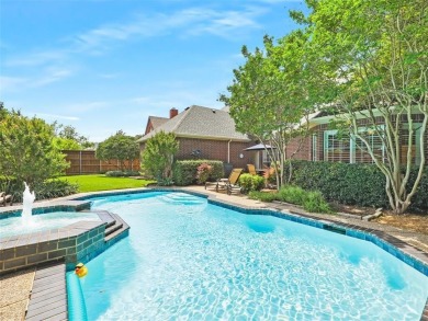 Welcome to this stunning home with a private backyard oasis on The Courses at Watters Creek in Texas - for sale on GolfHomes.com, golf home, golf lot