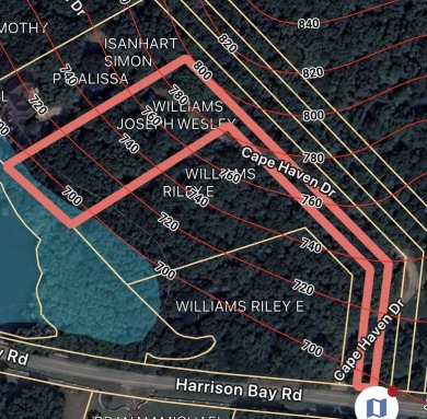 Prime location-Harrison, TN, 119 ft waterfrontage, 1.08 acres on Bear Trace At Harrison Bay in Tennessee - for sale on GolfHomes.com, golf home, golf lot