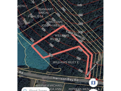 Prime location-Harrison, TN, 230 ft waterfrontage, 2.36 acres on Bear Trace At Harrison Bay in Tennessee - for sale on GolfHomes.com, golf home, golf lot