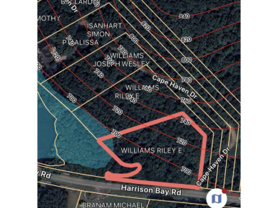 Prime location-Harrison, TN, 230 ft waterfrontage, 2.36 acres on Bear Trace At Harrison Bay in Tennessee - for sale on GolfHomes.com, golf home, golf lot