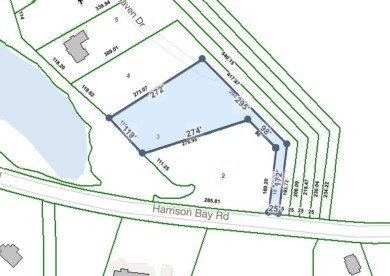 Prime location-Harrison, TN, 230 ft waterfrontage, 2.36 acres on Bear Trace At Harrison Bay in Tennessee - for sale on GolfHomes.com, golf home, golf lot