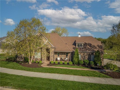 Exceptional luxury living on the 3rd green of private Red Tail on Hilliard Lakes Country Club in Ohio - for sale on GolfHomes.com, golf home, golf lot