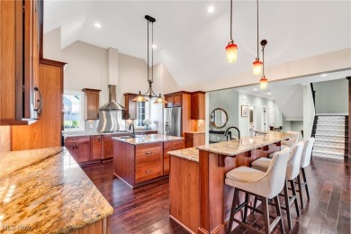 Exceptional luxury living on the 3rd green of private Red Tail on Hilliard Lakes Country Club in Ohio - for sale on GolfHomes.com, golf home, golf lot