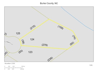 91 acre golf course lot with sloping topography conducive to a on Silver Creek Plantation Country Club in North Carolina - for sale on GolfHomes.com, golf home, golf lot