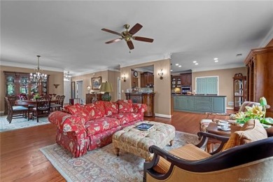 Exceptional one of kind home with masterfully crafted luxury on Colonial Heritage Golf Club in Virginia - for sale on GolfHomes.com, golf home, golf lot