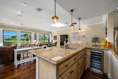 Experience the stunning sunsets of this French Country charmer on The Springs Country Club in California - for sale on GolfHomes.com, golf home, golf lot