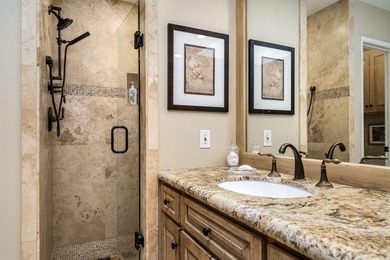 Experience the stunning sunsets of this French Country charmer on The Springs Country Club in California - for sale on GolfHomes.com, golf home, golf lot