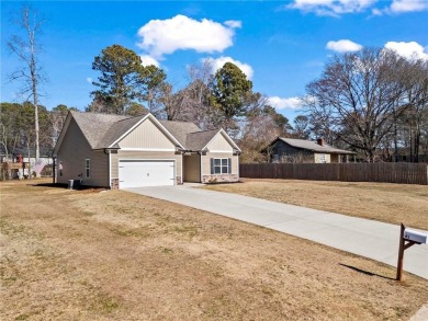 Discover this stunning 3-bedroom, 2-bathroom home, built in 2021 on Creekside Golf and Country Club in Georgia - for sale on GolfHomes.com, golf home, golf lot