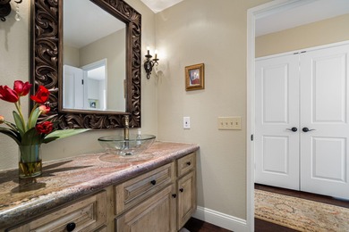 Experience the stunning sunsets of this French Country charmer on The Springs Country Club in California - for sale on GolfHomes.com, golf home, golf lot