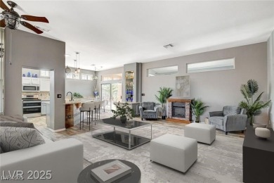 Hard-to-find gem! This 2 Bedroom + DEN, 2 Bath, 2 CAR on Highland Falls Golf Club in Nevada - for sale on GolfHomes.com, golf home, golf lot