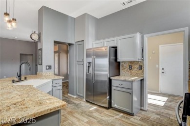 Hard-to-find gem! This 2 Bedroom + DEN, 2 Bath, 2 CAR on Highland Falls Golf Club in Nevada - for sale on GolfHomes.com, golf home, golf lot