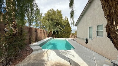 Single-story pool home located in the gated Southern Highlands on Southern Highlands Golf Club in Nevada - for sale on GolfHomes.com, golf home, golf lot