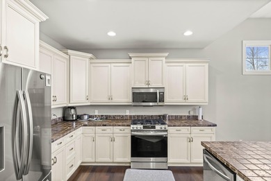 Welcome to your dream home on the 8th green of Aberdeen's on The Course at Aberdeen in Indiana - for sale on GolfHomes.com, golf home, golf lot