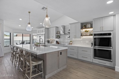 This wonderful home designed by SoHome Scottsdale has undergone on Sanctuary Golf Course At WestWorld in Arizona - for sale on GolfHomes.com, golf home, golf lot