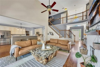 Perfectly positioned on the fairway of the par-5 2nd hole in the on Towne Lake Hills Golf Club in Georgia - for sale on GolfHomes.com, golf home, golf lot