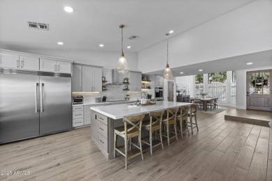 This wonderful home designed by SoHome Scottsdale has undergone on Sanctuary Golf Course At WestWorld in Arizona - for sale on GolfHomes.com, golf home, golf lot