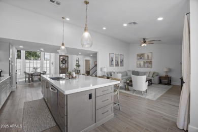 This wonderful home designed by SoHome Scottsdale has undergone on Sanctuary Golf Course At WestWorld in Arizona - for sale on GolfHomes.com, golf home, golf lot