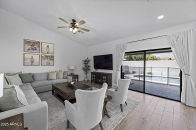 This wonderful home designed by SoHome Scottsdale has undergone on Sanctuary Golf Course At WestWorld in Arizona - for sale on GolfHomes.com, golf home, golf lot