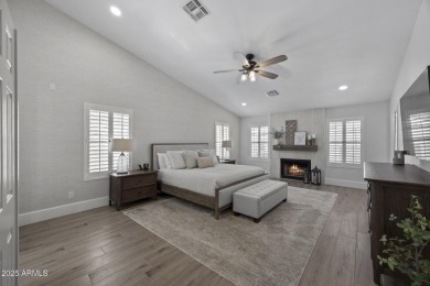 This wonderful home designed by SoHome Scottsdale has undergone on Sanctuary Golf Course At WestWorld in Arizona - for sale on GolfHomes.com, golf home, golf lot