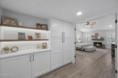 This wonderful home designed by SoHome Scottsdale has undergone on Sanctuary Golf Course At WestWorld in Arizona - for sale on GolfHomes.com, golf home, golf lot