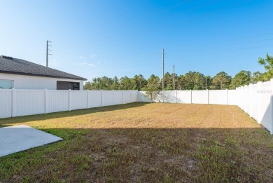 Built in 2021, this 3 bedroom, 2.5 bathroom home in the highly on The Links of Lake Bernadette in Florida - for sale on GolfHomes.com, golf home, golf lot