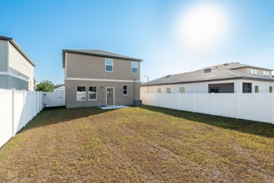 Built in 2021, this 3 bedroom, 2.5 bathroom home in the highly on The Links of Lake Bernadette in Florida - for sale on GolfHomes.com, golf home, golf lot