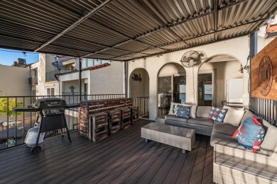 Stunning WATERFRONT townhome in a Mediterranean Style, gated on Lakeside Village Golf Course in Texas - for sale on GolfHomes.com, golf home, golf lot