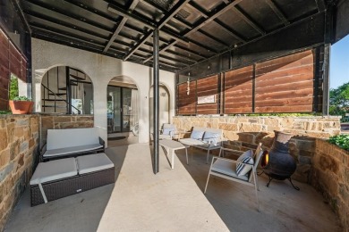 Stunning WATERFRONT townhome in a Mediterranean Style, gated on Lakeside Village Golf Course in Texas - for sale on GolfHomes.com, golf home, golf lot