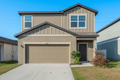 Built in 2021, this 3 bedroom, 2.5 bathroom home in the highly on The Links of Lake Bernadette in Florida - for sale on GolfHomes.com, golf home, golf lot