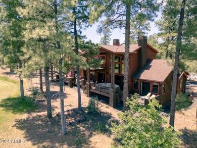 Retreat to the luxury of the cool White Mountains in Show Low's on Torreon Golf Club - Cabin in Arizona - for sale on GolfHomes.com, golf home, golf lot