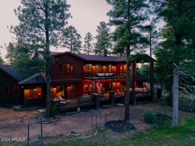 Retreat to the luxury of the cool White Mountains in Show Low's on Torreon Golf Club - Cabin in Arizona - for sale on GolfHomes.com, golf home, golf lot