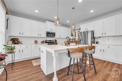 Welcome home to this beautifully upgraded 5BR/3.5BA Bedford plan on Chimney Oaks Golf Club in Georgia - for sale on GolfHomes.com, golf home, golf lot