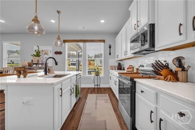 Welcome home to this beautifully upgraded 5BR/3.5BA Bedford plan on Chimney Oaks Golf Club in Georgia - for sale on GolfHomes.com, golf home, golf lot