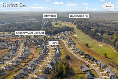 Welcome home to this beautifully upgraded 5BR/3.5BA Bedford plan on Chimney Oaks Golf Club in Georgia - for sale on GolfHomes.com, golf home, golf lot