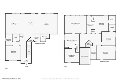Welcome home to this beautifully upgraded 5BR/3.5BA Bedford plan on Chimney Oaks Golf Club in Georgia - for sale on GolfHomes.com, golf home, golf lot